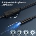 Endoskopkamera mit Licht, Ennovor 1920 HD Endoskop-Kamera Handy mit 8 LED Licht, Kein WLAN Erforderlich Inspektionskamera Wasserdichtes Ip67 Kanal-Kamera für Android & iOS, Tablet (16.4 ft/5m)