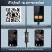 Endoscope Camera with Light, Ennovor 1920 HD Endoscope Camera Mobile Phone with 8 LED Lights, No WiFi Required Inspection Camera Waterproof IP67 Channel Camera for Android & iOS, Tablet (16.4 ft/5 m)